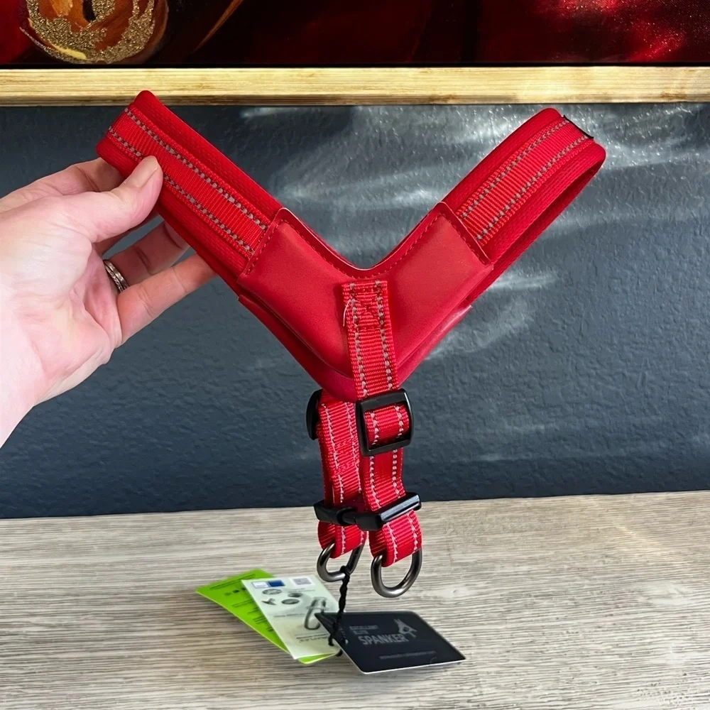 🆕 Excellent Elite Spanker Red Dog Harness